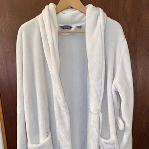 Knee length White Robe